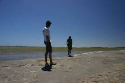 Au bord du lac salé